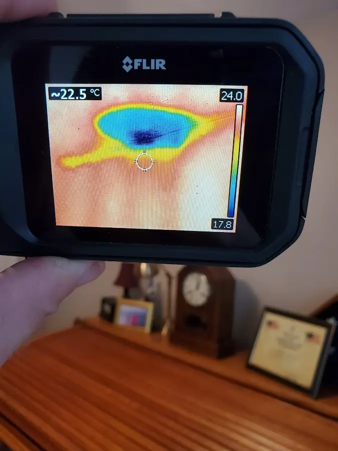 Thermal imaging inspection for water damage in Lowell